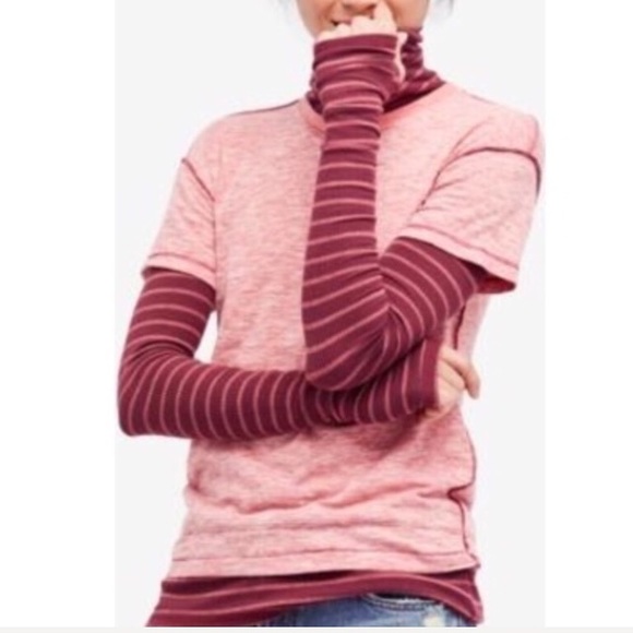 Free People Tops - nwt // free people piper twofer tee